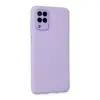 Samsung Galaxy A22 Kılıf Lansman Glass Kapak - Lila