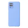 Samsung Galaxy A22 Kılıf Lansman Glass Kapak - Mavi