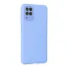 Samsung Galaxy A22 Kılıf Lansman Glass Kapak - Mavi