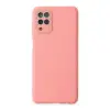Samsung Galaxy A22 Kılıf Lansman Glass Kapak - Pembe