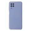 Samsung Galaxy A22 Kılıf Nano İçi Kadife Silikon - Lila