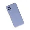 Samsung Galaxy A22 Kılıf Nano İçi Kadife Silikon - Lila