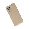 Samsung Galaxy A22 Kılıf Nano İçi Kadife Silikon - Pudra