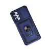 Samsung Galaxy A23 4g Kılıf Pars Lens Yüzüklü Silikon - Lacivert