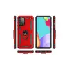 Samsung Galaxy A33 5g Kılıf Sofya Yüzüklü Silikon Kapak - Kırmızı