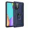Samsung Galaxy A33 5g Kılıf Sofya Yüzüklü Silikon Kapak - Lacivert