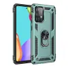 Samsung Galaxy A33 5g Kılıf Sofya Yüzüklü Silikon Kapak - Yeşil
