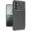 Samsung Galaxy A56 Kılıf Auto Focus Karbon Kapak - Siyah