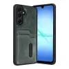 Samsung Galaxy A57 5g Sara Kartvizitli Deri Kılıf - Yeşil