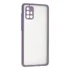 Samsung Galaxy A71 Kılıf Montreal Silikon Kapak - Mor