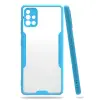 Samsung Galaxy A71 Kılıf Platin Silikon - Mavi