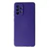 Samsung Galaxy A72 Kılıf Nano İçi Kadife Silikon - Mor