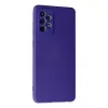 Samsung Galaxy A72 Kılıf Nano İçi Kadife Silikon - Mor