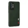 Samsung Galaxy A73 5g Kılıf Loop Deri Silikon - Yeşil