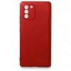 Samsung Galaxy A91 / S10 Lite Kılıf First Silikon - Bordo