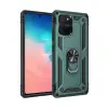 Samsung Galaxy A91 / S10 Lite Kılıf Sofya Yüzüklü Silikon Kapak - Yeşil