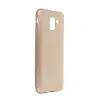 Samsung Galaxy J6 Kılıf First Silikon - Gold