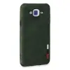 Samsung Galaxy J7 Kılıf Loop Deri Silikon - Yeşil