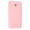 Samsung Galaxy J7 Kılıf Nano İçi Kadife Silikon - Pudra