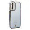 Samsung Galaxy M23 Kılıf Liva Lens Silikon - Mavi