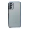 Samsung Galaxy M23 Kılıf Razer Lensli Silikon - Açık Mavi