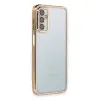 Samsung Galaxy M23 Kılıf Razer Lensli Silikon - Gold