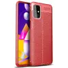 Samsung Galaxy M31s Kılıf Auto Focus Kapak - Kırmızı
