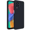 Samsung Galaxy M33 Kılıf First Silikon - Siyah