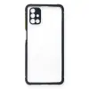 Samsung Galaxy M51 Kılıf Miami Şeffaf Silikon - Lacivert