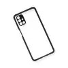 Samsung Galaxy M51 Kılıf Miami Şeffaf Silikon - Siyah