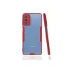 Samsung Galaxy M52 5g Kılıf Platin Silikon - Kırmızı