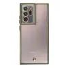 Samsung Galaxy Note 20 Ultra Kılıf Liva Lens Silikon - Yeşil