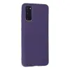 Samsung Galaxy S20 Kılıf Nano İçi Kadife Silikon - Mor