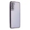 Samsung Galaxy S21 Fe Kılıf Razer Lensli Silikon - Mor