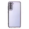 Samsung Galaxy S21 Fe Kılıf Razer Lensli Silikon - Mor
