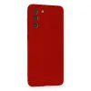 Samsung Galaxy S21 Kılıf Nano İçi Kadife Silikon - Kırmızı