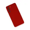 Samsung Galaxy S21 Kılıf Nano İçi Kadife Silikon - Kırmızı