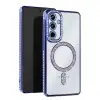 Samsung Galaxy S23 Fe Joke Simli Magneticsafe Kılıf - Mavi