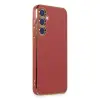 Samsung Galaxy S23 Fe Kılıf Volet Silikon - Kırmızı