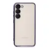 Samsung Galaxy S23 Kılıf Razer Lensli Silikon - Mor