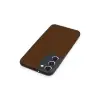 Samsung Galaxy S23 Plus Kılıf Loop Deri Silikon - Kahverengi