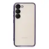 Samsung Galaxy S23 Plus Kılıf Razer Lensli Silikon - Mor