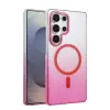 Samsung Galaxy S23 Ultra Glossy Magsafe Kapak - Pembe