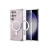 Samsung Galaxy S23 Ultra Kılıf Magneticsafe Şeffaf Silikon - Şeffaf