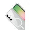 Samsung Galaxy S24 Fe Combo Sert Şeffaf Magsafe Kapak - Şeffaf