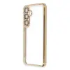 Samsung Galaxy S24 Fe Kılıf Razer Lensli Silikon - Gold