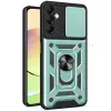 Samsung Galaxy S24 Fe Pars Lens Yüzüklü Silikon - Yeşil