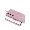 Samsung Galaxy S24 Fe Regal Magsafe Standlı Kapak - Açık Pembe