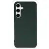Samsung Galaxy S24 Plus Kılıf First Silikon - Koyu Yeşil