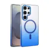 Samsung Galaxy S24 Ultra Glossy Magsafe Kapak - Mavi